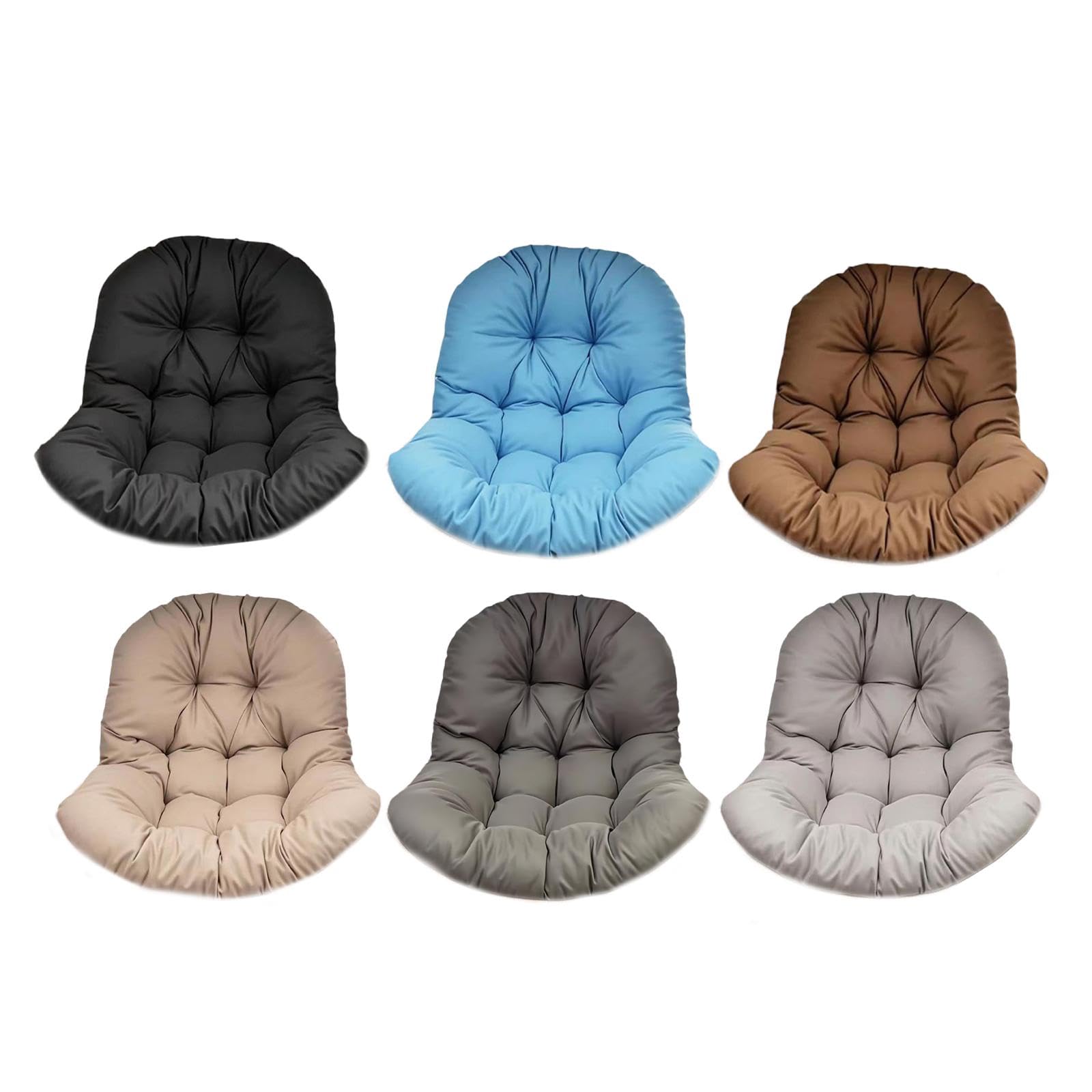 Enakshi® Egg Chair Cushion Soft Washable Basket Chair Cushion for Patio Outdoor Porch Khaki|Home & Garden | Yard, Garden & Outdoor Living | Patio & Garden Furniture | Chairs-image-3