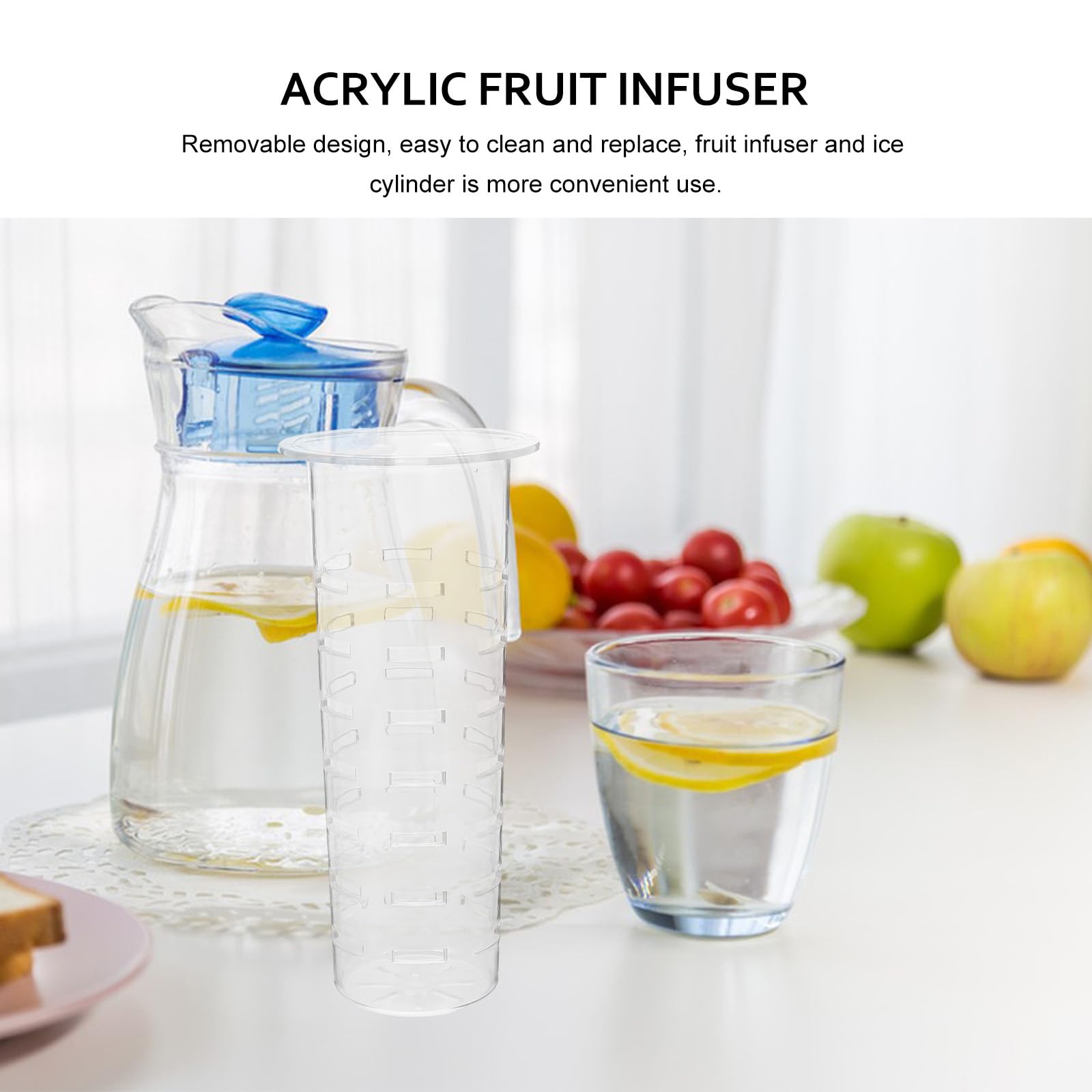 Cabilock Dispensador de bebidas acrílico para zumo de huevo, dispensador de bebidas, repuesto para huevo, fruta, dispensador de zumo