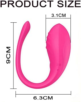 Wireless Bluetooth Controlled Massager Toy with Remote, Soft Silicone Body, 10 Mode Vibration Settings for Everyday Comfort Model-E010
