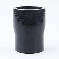Vista 32 de AC PERFORMANCE ID 4" a 3.75" (4.016 in a 3.740 in) Reductor recto, longitud 4" (100mm), 4 capas reforzadas, manguera universal de silicona pura Negro