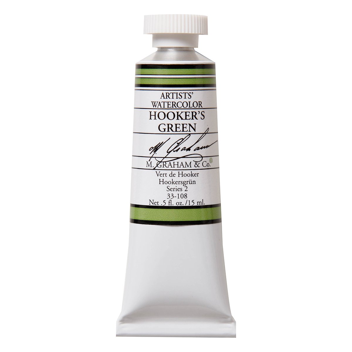 M. Graham 30ml Tube Watercolour Paint, Hookers Green
