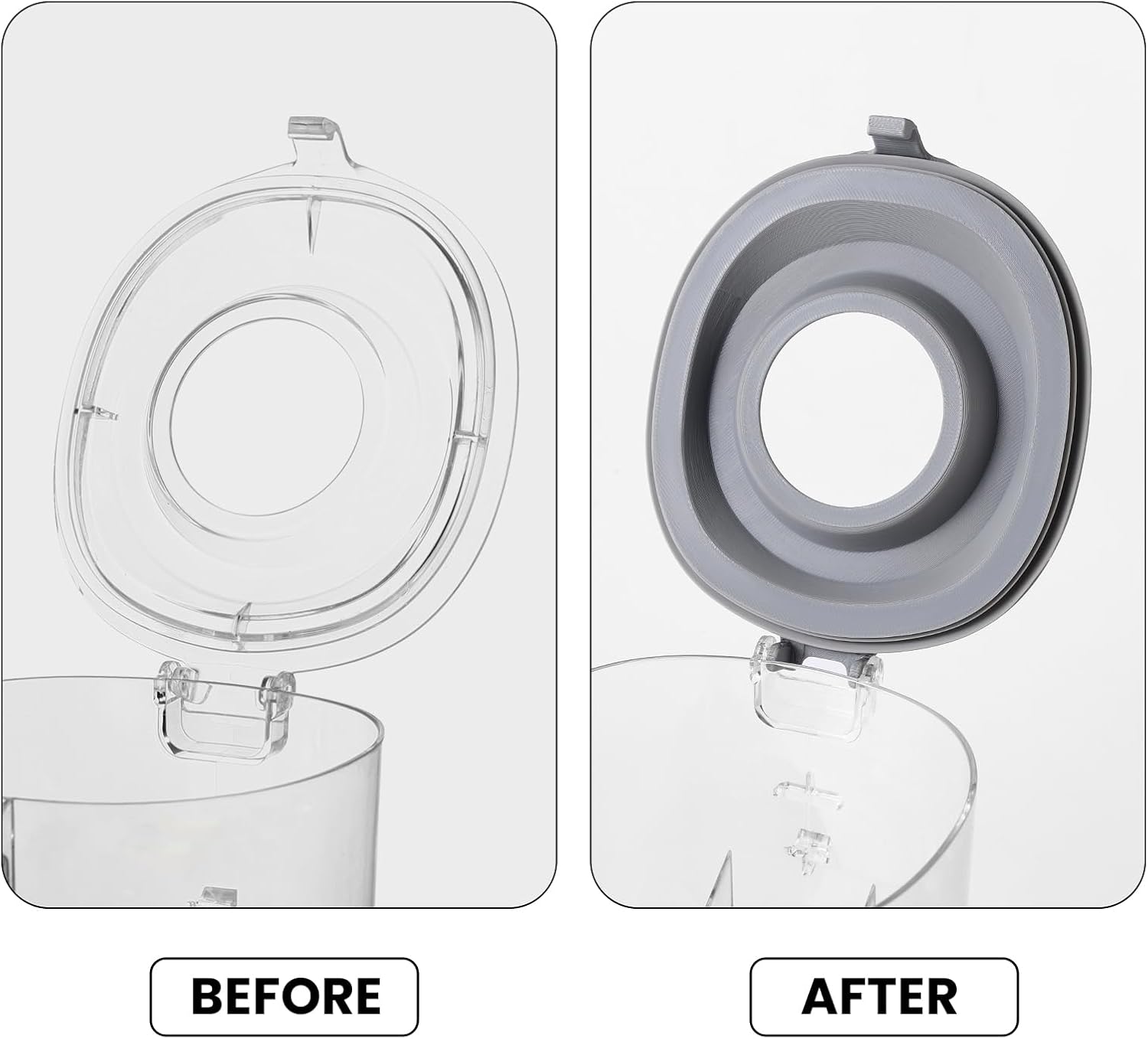 3D Printed Dust Bin Lid with Gasket Replacement Parts Fit for Tineco Cordless Vacuum Cleaner S11, A11, Canister Accessories for Tineco Stick Vacuum