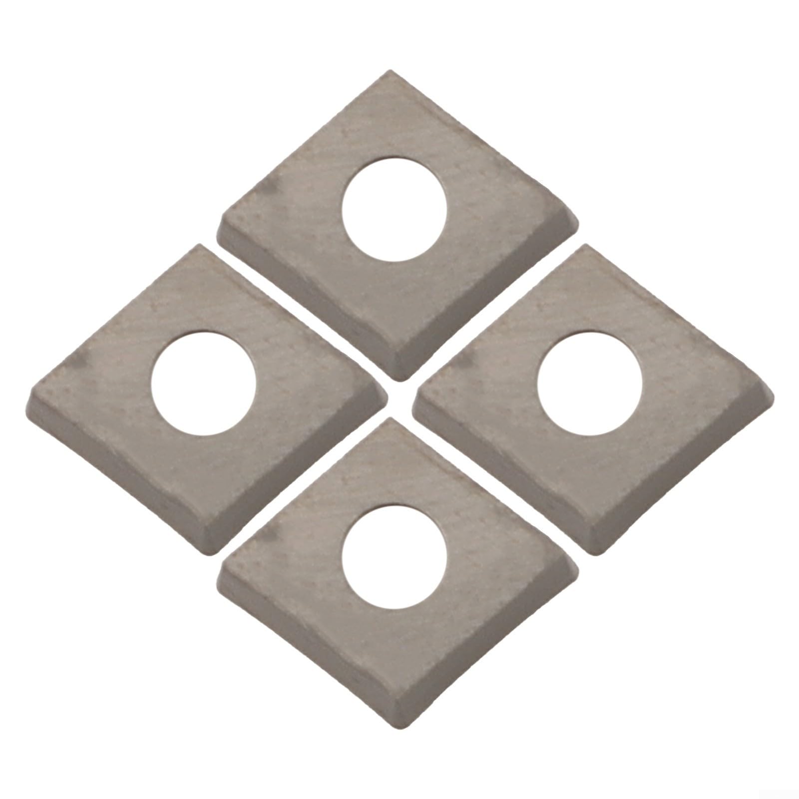 CCGT060204-AK H01 Lot de 10 inserts en carbure pour usinage de l'aluminium CCMT0602 CCGT 21.51 Lame de fraisage industrielle Argenté 6 x 2,38 mm