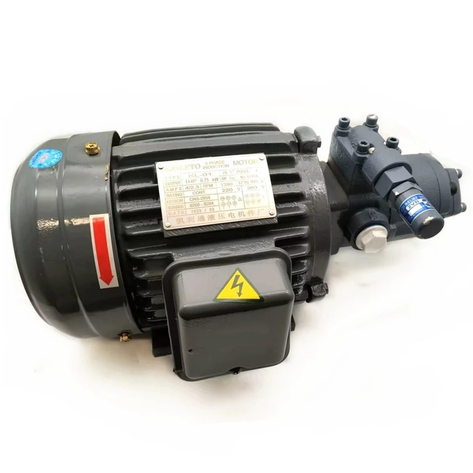 Bhuionwtr One Color Hydraulic Gear Pump Trochoid Lubricant Motor Group Amtp-216Ha 0.75Kw