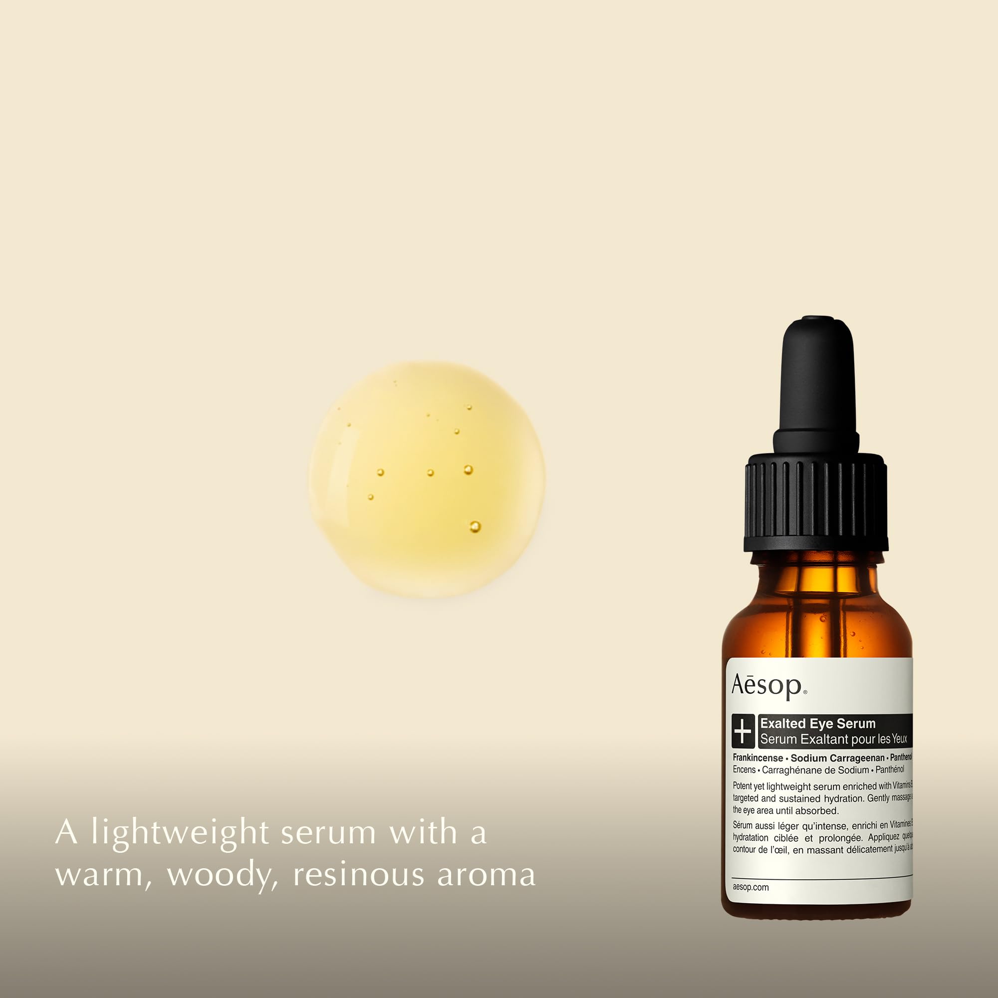 Amazon.com: Aesop Exalted Eye Serum, Lightweight Formula to