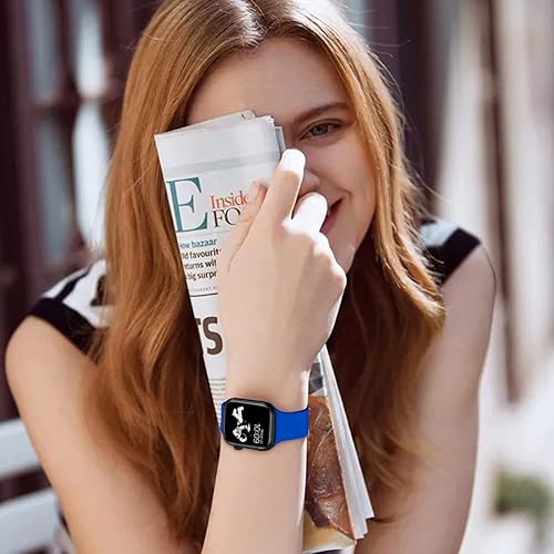 Miniatura 6 de STG Sport Bandas de silicona compatibles con Apple Watch Ultra 321 de 49 mm, Series 1110 de 4642 mm, 987 de 4541 mm, SE 654 de 4440 mm, 321 de 4238