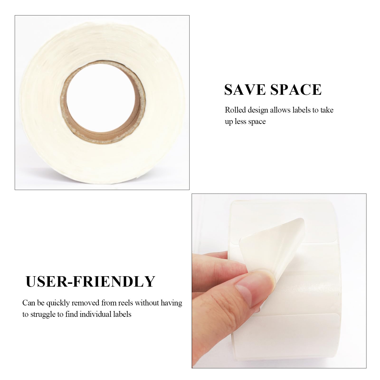 1000 Pcs Etiquettes Autocollantes Rondes, 2,5cm/1" Étiquettes Adhésives