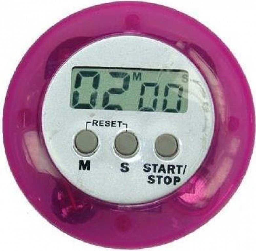 Eddingtons Purple Digital Kitchen Timer, Round