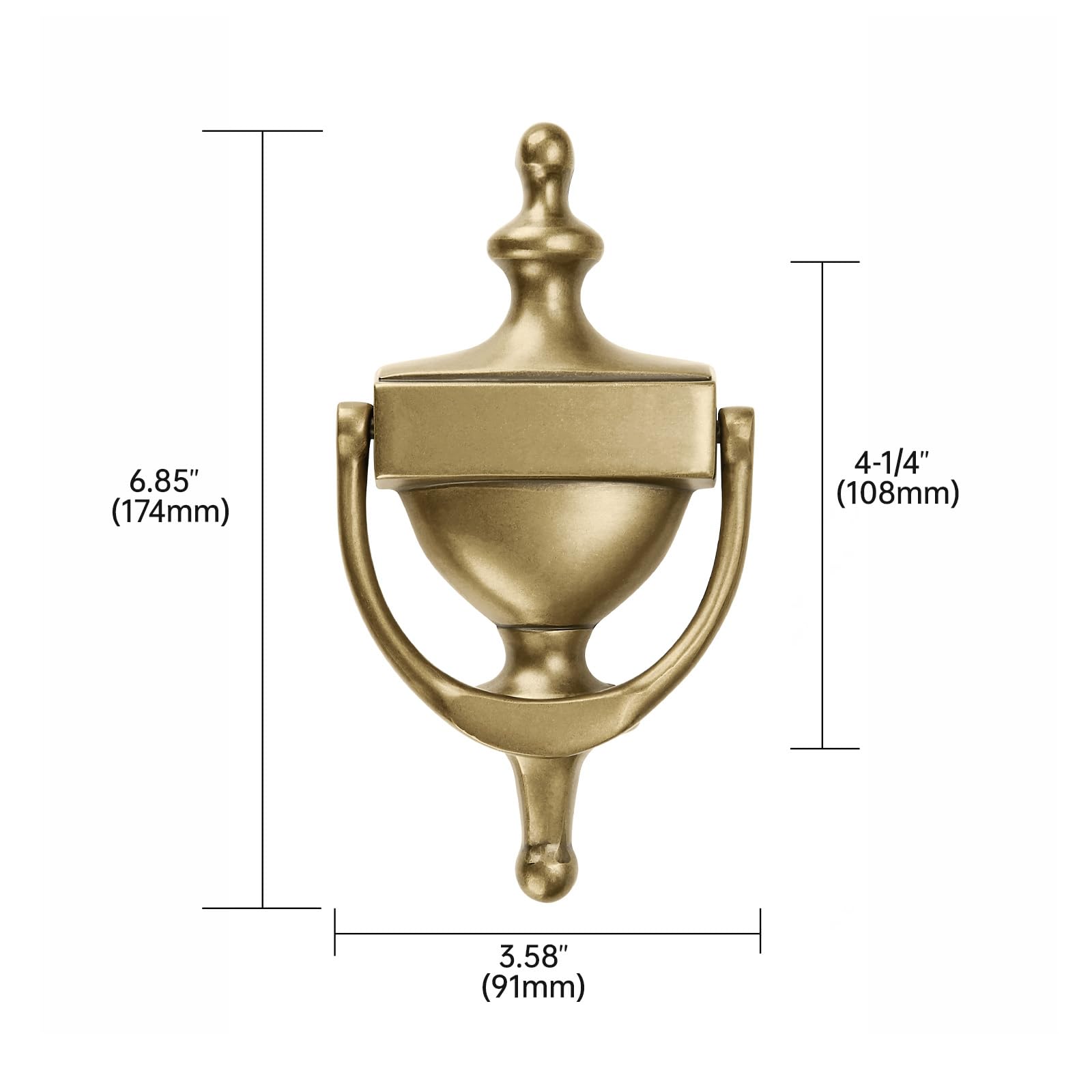 KHTUMEWARE-MLDK Antique English Brass Door Knockers in Antique English Brass — KHTUMEWARE
