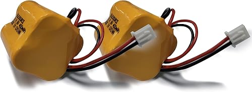 Miniatura 2 de Paquete de 2 baterías de repuesto de Ni-CD de 4.8 V para MK Power MH29673, CUSTOM-196, Dantona BL93NC484, BST D-23AA400MAH, OSA162 ANIC1361 Luz de