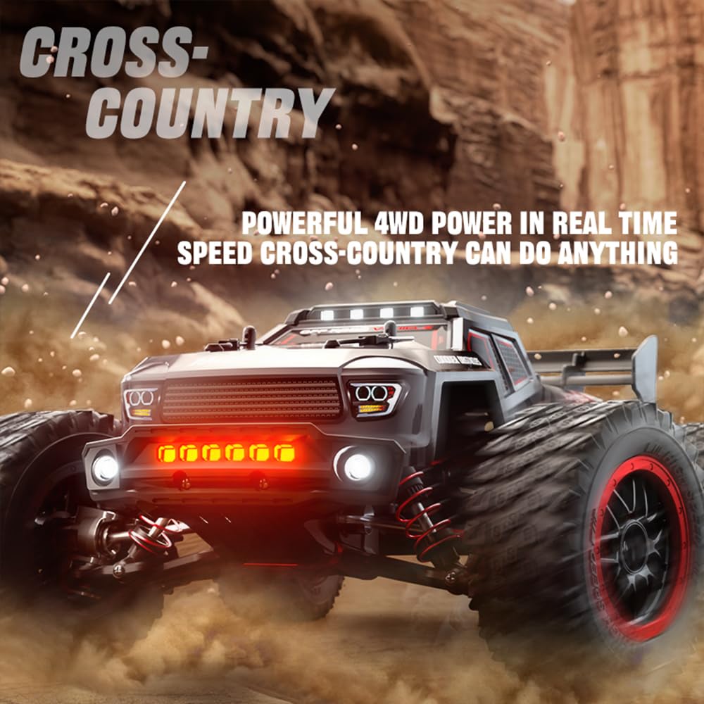 SG316 MAX Auto telecomandata 80 km/h, 4WD Off Road Race Buggy per adulti, motore brushless 1/16 RC ad alta velocità offroad Drift auto da corsa, 3 batterie
