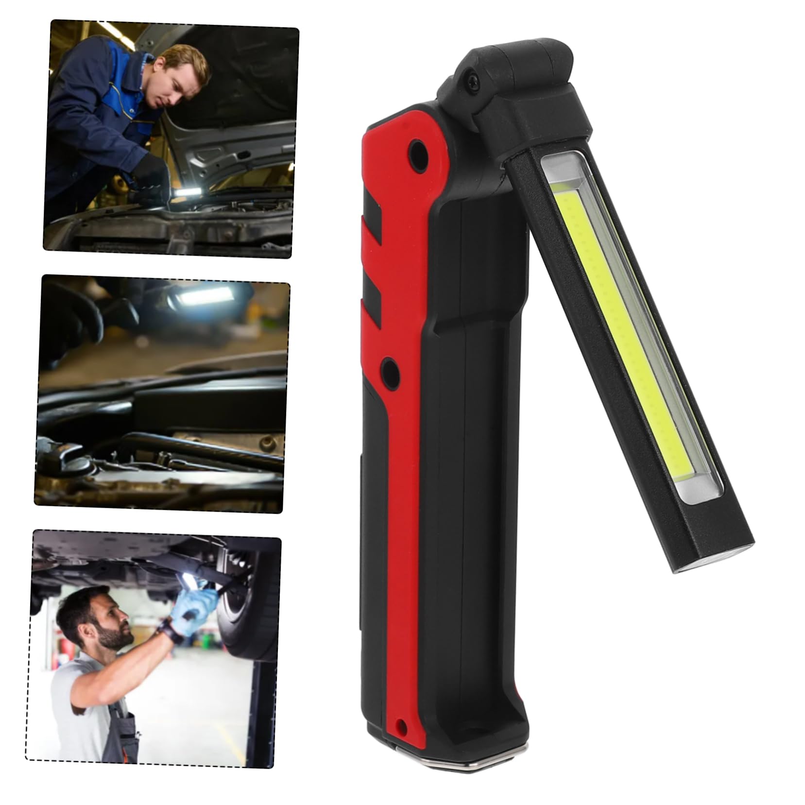 Linterna Led Recargable Usb De Trabajo Luz Inspección Portátil Para Reparación Automóvil Camping Emergencia