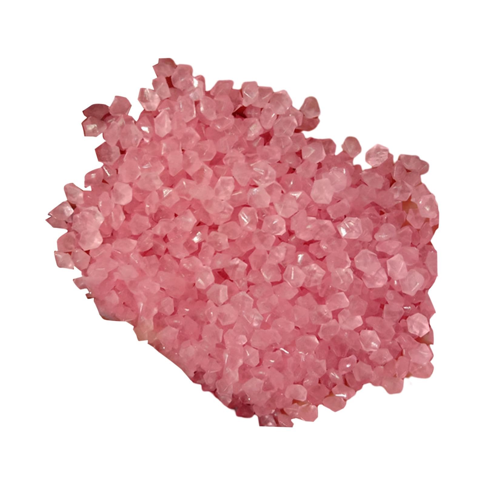 Club Bollywood® 3-5Mm Resin Glow in A Dark Pebbles Rocks Sand Accessory for Potted Plant Decor Pink 50G| Garden D?©cor | Decorative Stepping Stones|1 Bag 3-5Mm Glow Pebbles Decoration-image-21