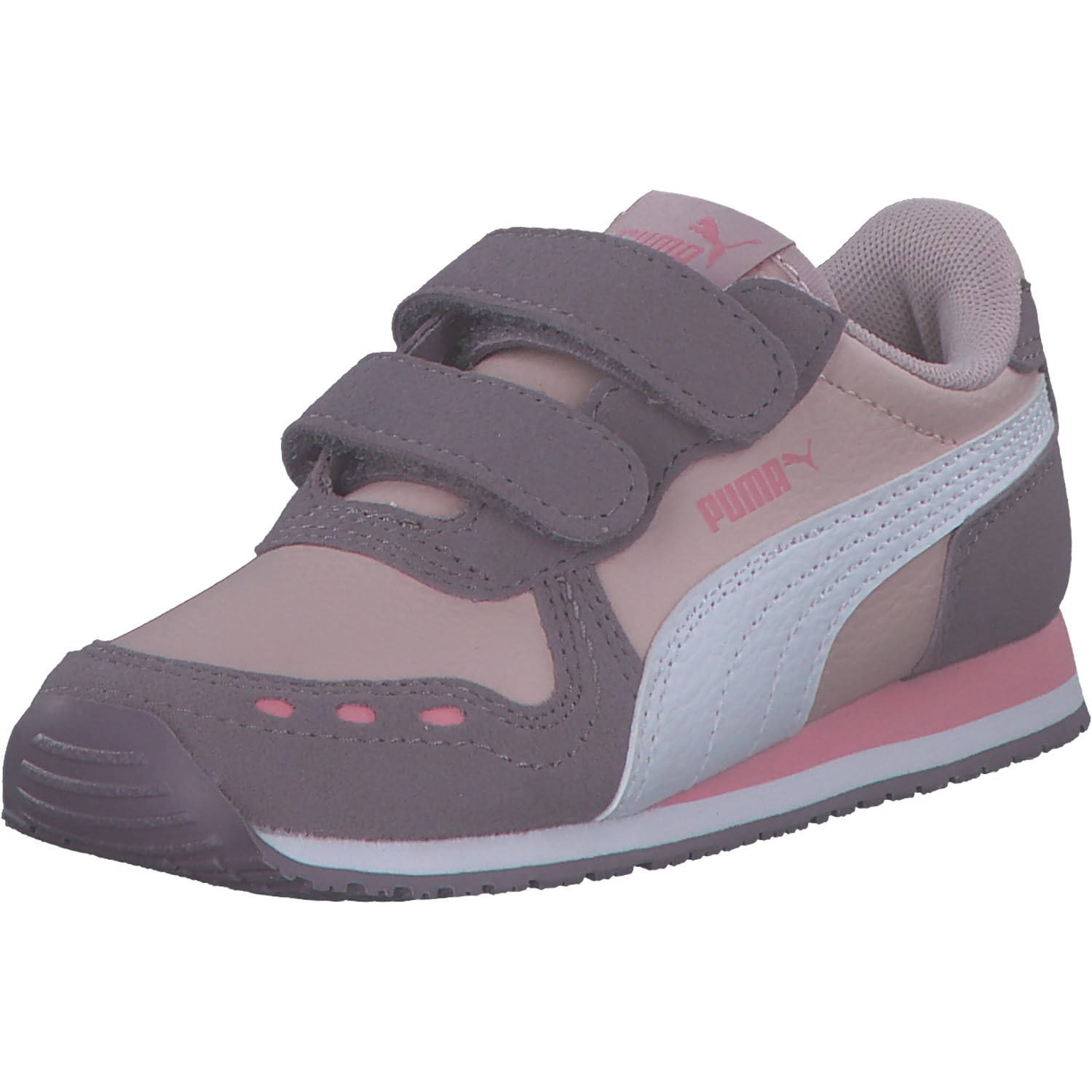 PUMA Unisex Baby Cabana Racer SL 20 V INF Sneaker, Mauve Mist White-Plum JAM, 8 UK Child