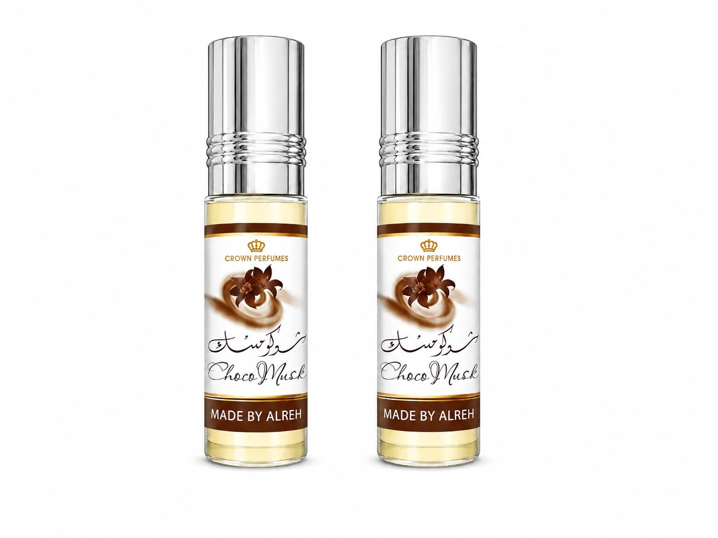 Choco Musk Attar Perfume Roll On 6ml for Men & Women | Sweet & Musky Long-Lasting Fragrance | Pocket Size Perfume Oil | Pack of 2 |-image-14
