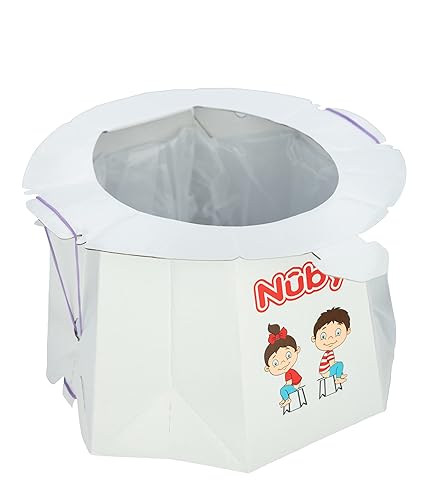 Miniatura 2 de Nuby Orinal de viaje desechable con forro orinal plegable y portátil orinal para niños pequeños esencial para campamento viajes y paseos en
