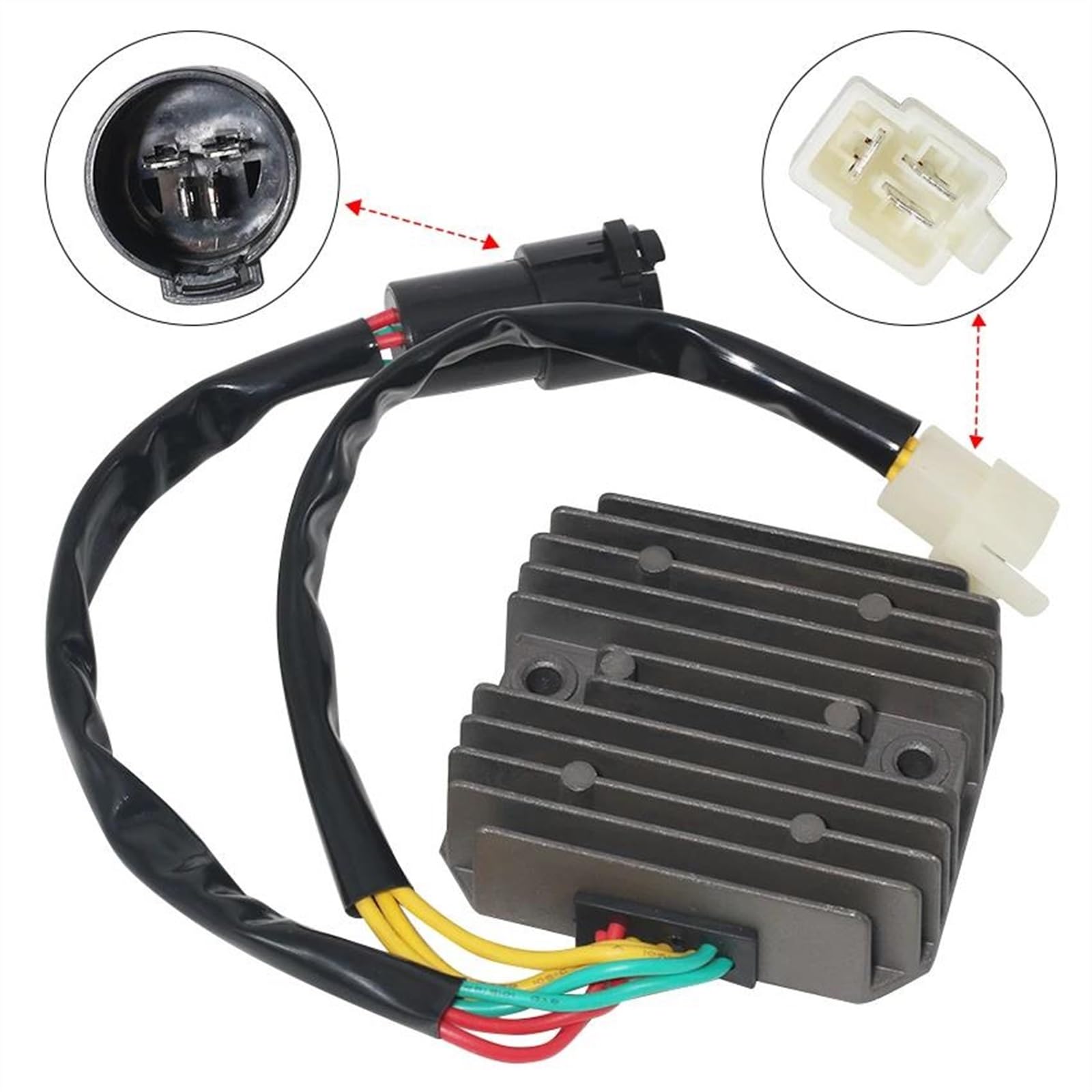 Langlebiges Motorrad-Gleichrichter-Spannungsregler-Ladegerät Mit Stecker Für XRV750 Für Africa Twin 1992 31600-MV1-941 Gleichrichter