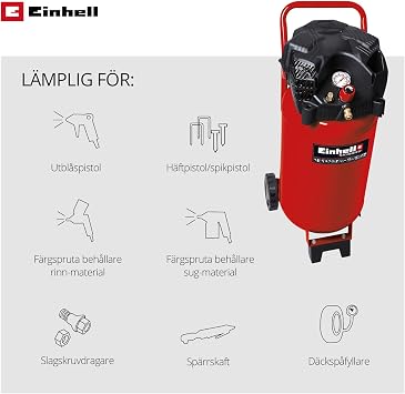Einhell CoolMouse SSAYWQVQ370 - Air Compressor, 50 Liters