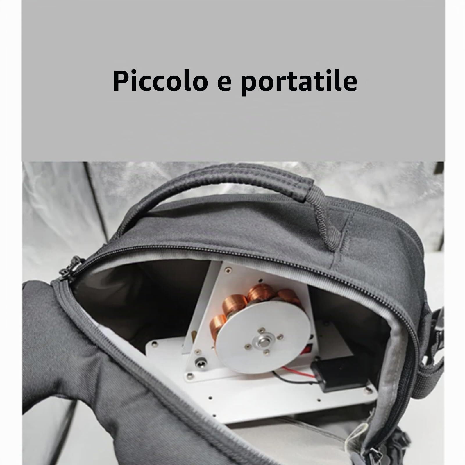 Generatore a manovella, 50 W, dinamotore manuale di emergenza portatile con porta di ricarica USB, alimentatore di emergenza per esterni con comoda maniglia, per operazioni sul campo, indagini, aiuti