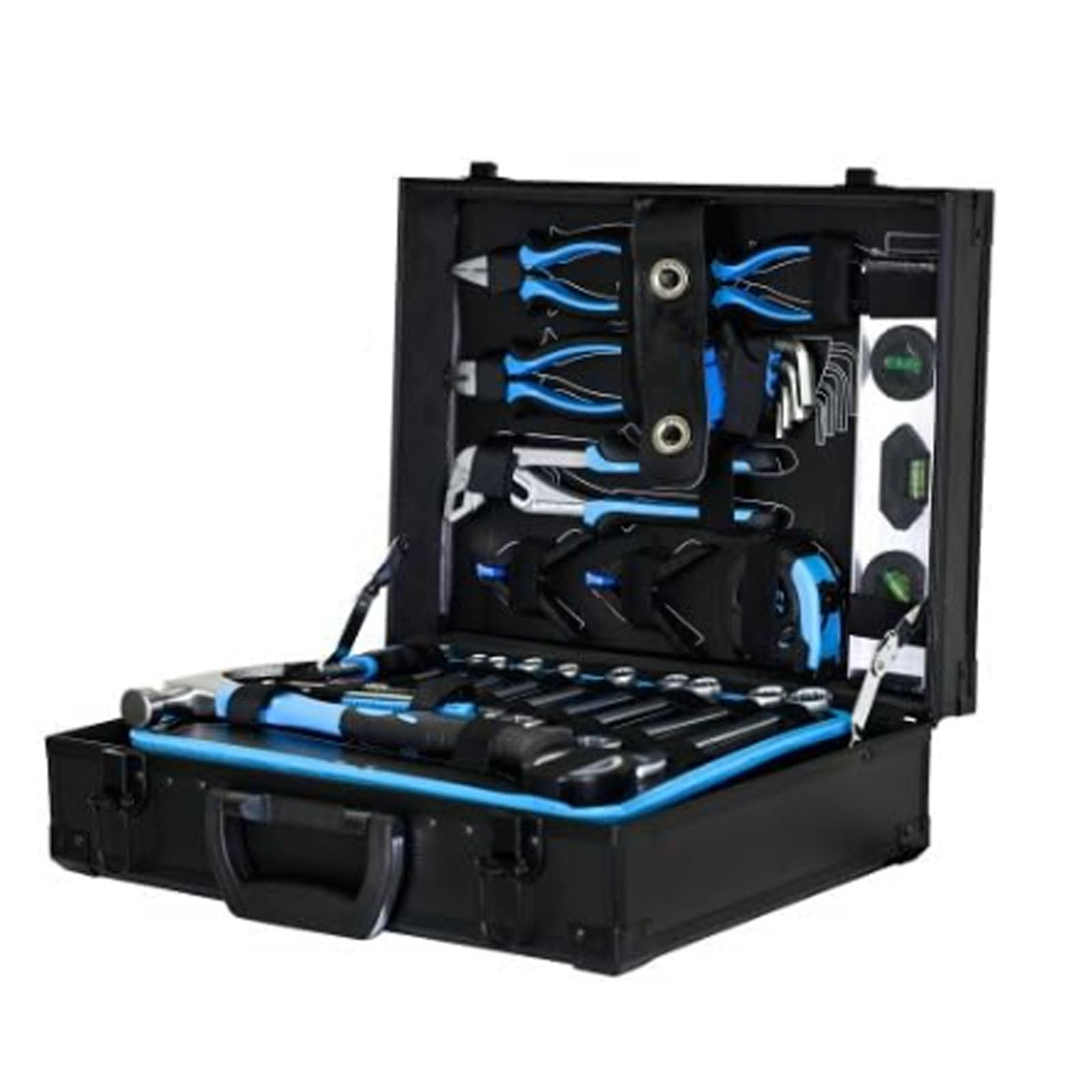Set di Attrezzi per riparazioni, Kit di Attrezzi Meccanici da 247 Pezzi, Set di Chiavi a Bussola, Set di cacciaviti, Kit di pinze, per riparazioni Auto in casa