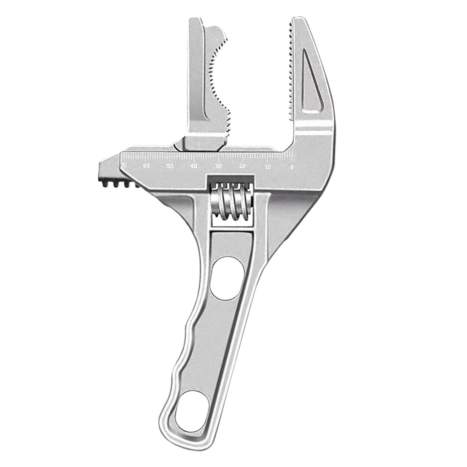 Llave de lavabo con apertura de 0,5 a 7 cm para tuercas grandes