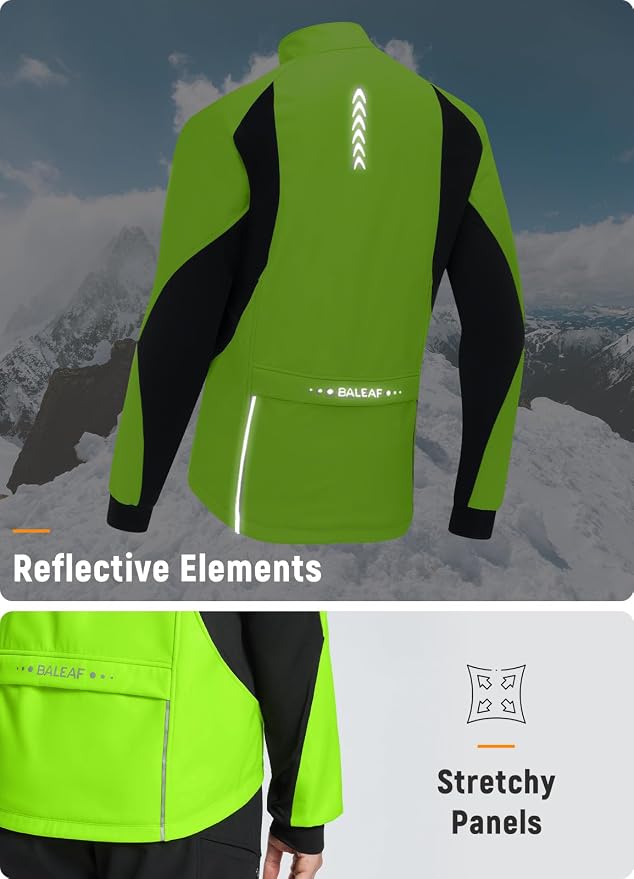 Chaqueta para ciclismo invierno hombre BALEAF miniatura 2