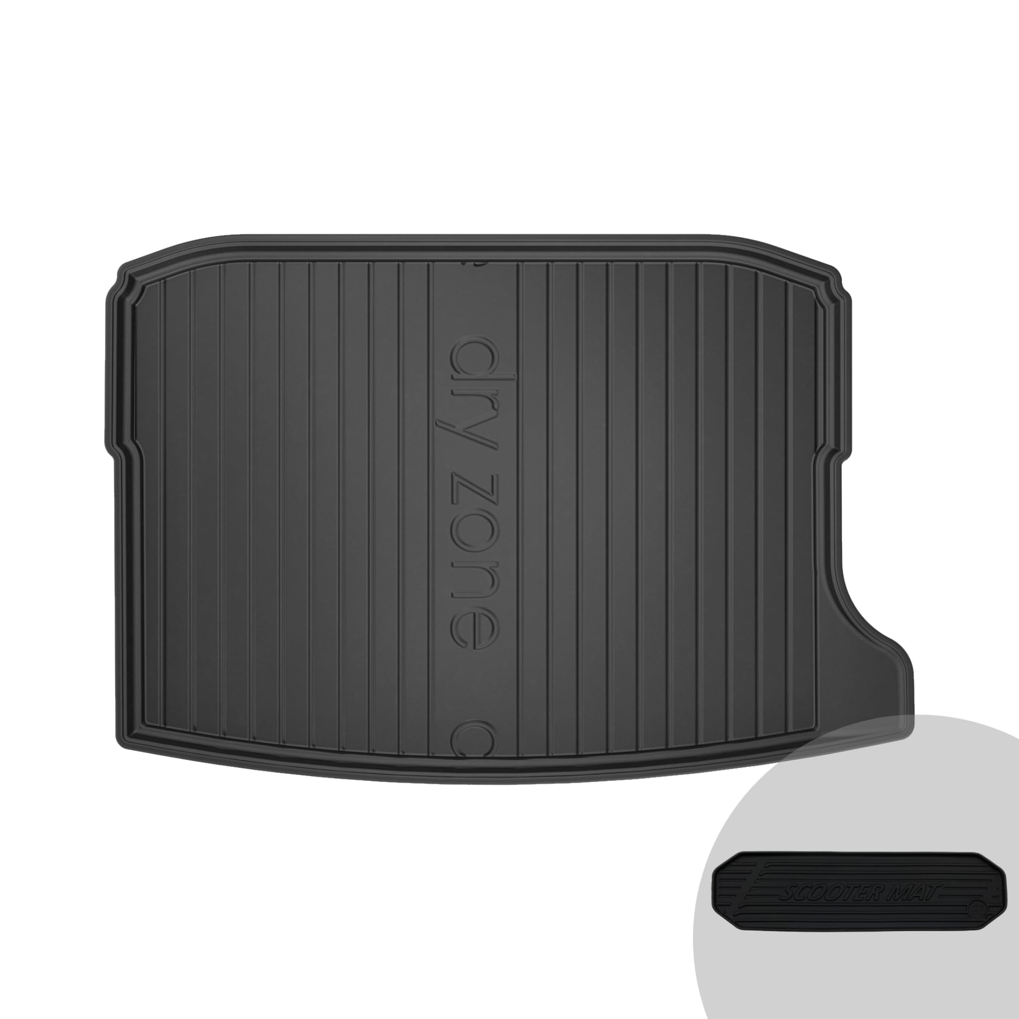 FROGUM DryZone Alfombrilla de Goma cubeta Maletero para Seat Ateca Desde 2016 | Borde Alto | para Todo el año | Tamaño