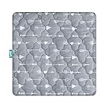 Playard Mattress Cover -for Square Play Yard, Perfect for New Room2 / TotBloc Portable Playard, Waterproof, Ultra Soft, Fitted Playpen Mattress Cover, Grey