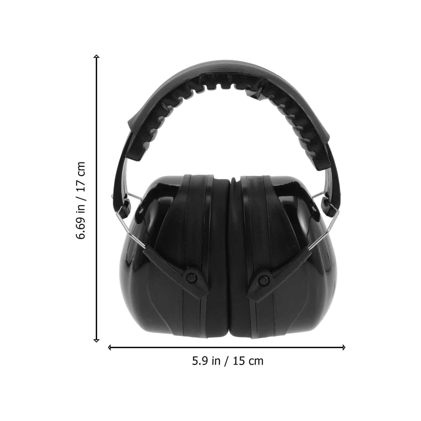 Outanaya Cuffie Protettive Antirumore per Batteristi Riduzione del Rumore e Design Confortevole, Auricolari Over Ear in Abs e Pelle Sintetica per Concerti