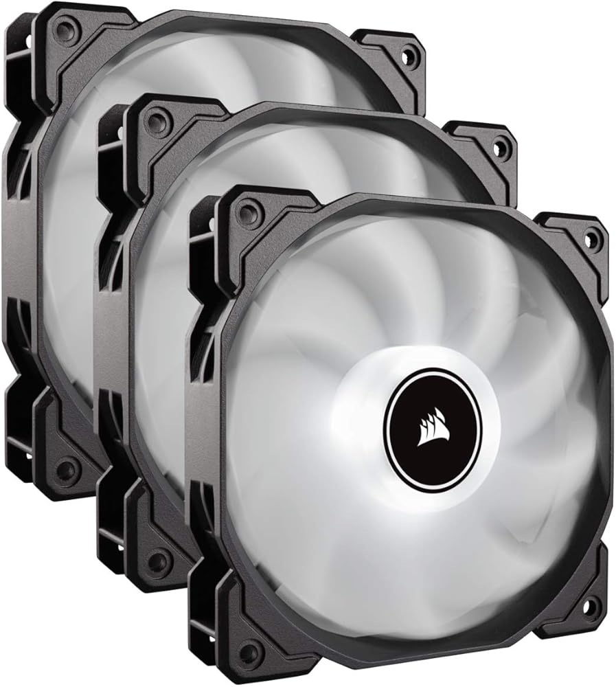CORSAIR AF120 LED Low Noise Cooling Fan Triple Pack - White Cooling - View 1