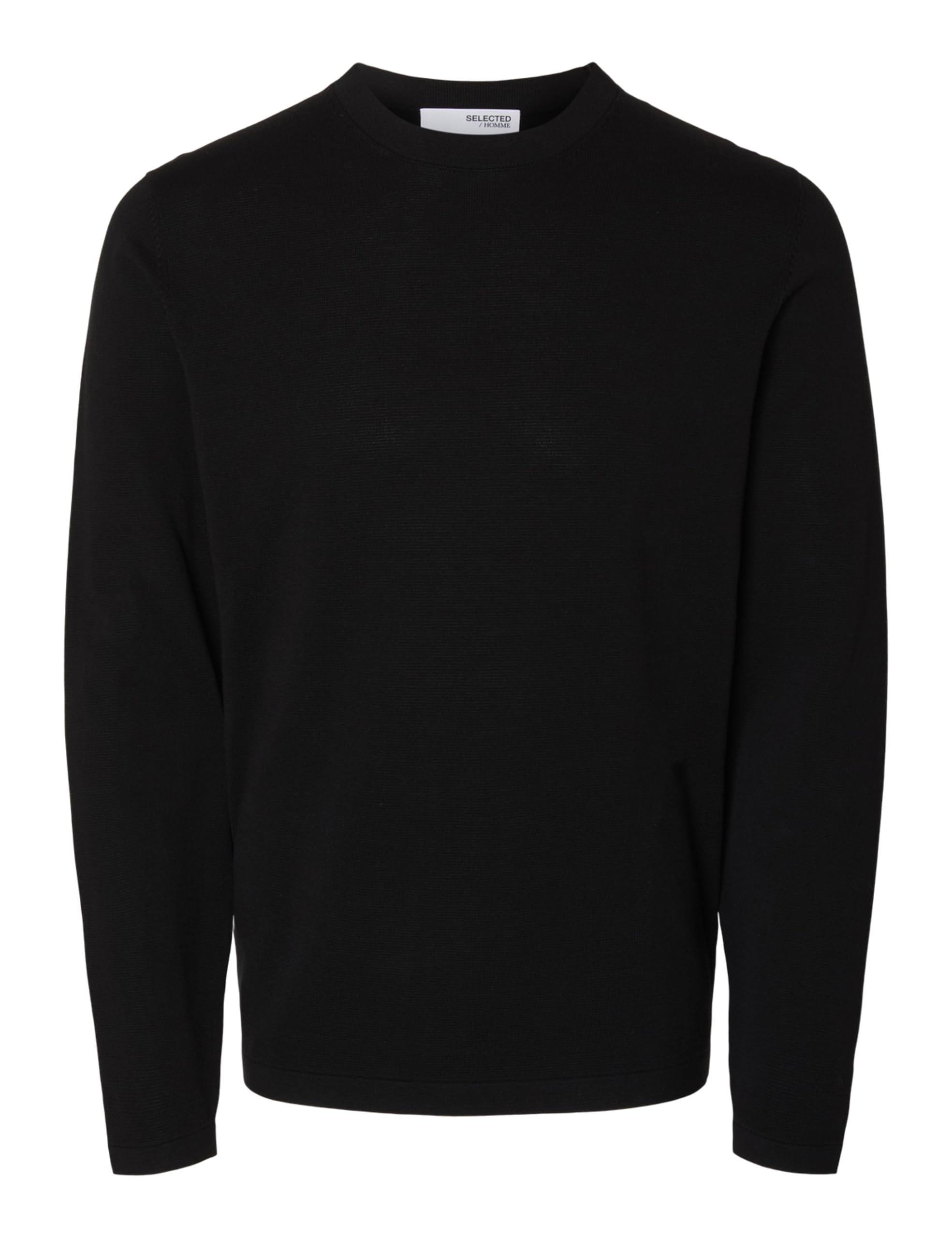 SELECTED HOMME Strickpullover SLHRAVI LS KNIT STRUCTURE CREW NECK