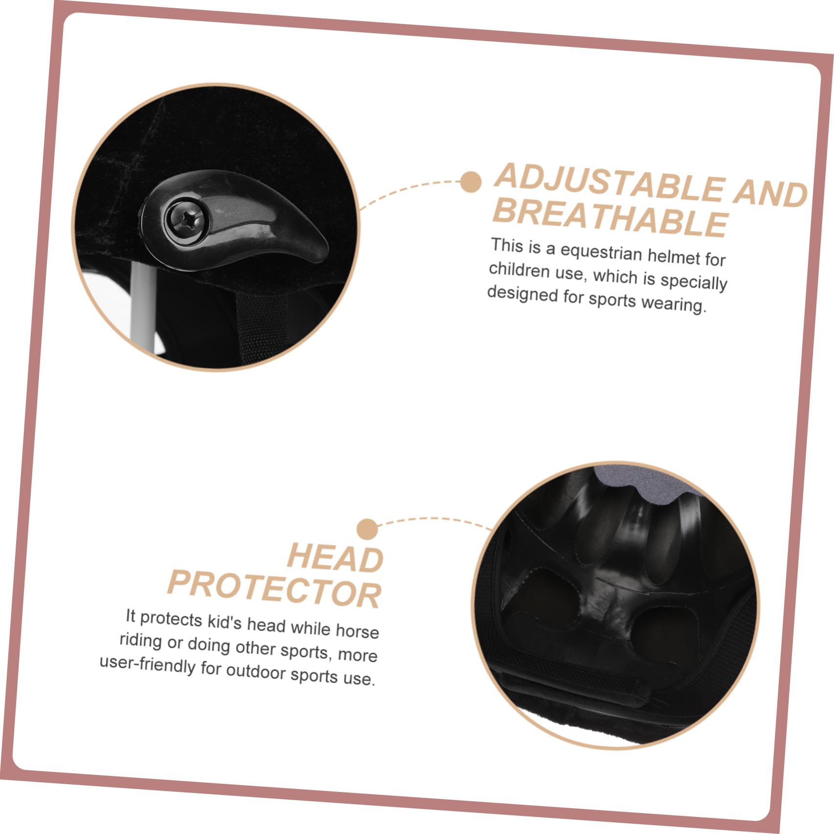 Casco Equitazione Regolabile con Ventilazione Alta e Imbottitura Rimovibile per Protezione Equestre Comfort e Calore