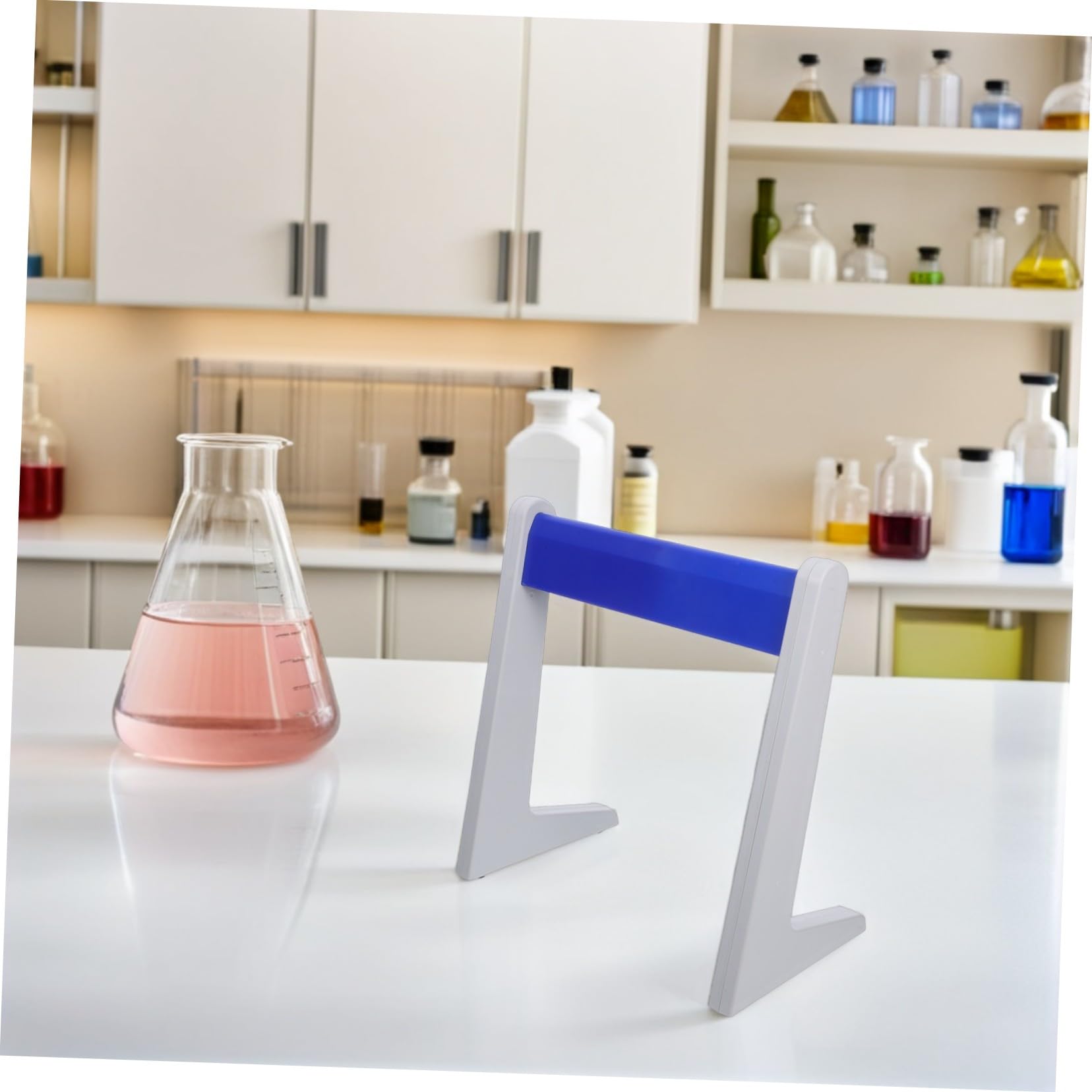 Soporte para Pipetas de Plástico Estable para Laboratorio Organizador de Pipetas Compatible con Múltiples Rack de Almacenamiento Fácil de Limpiar para Mesa de Trabajo