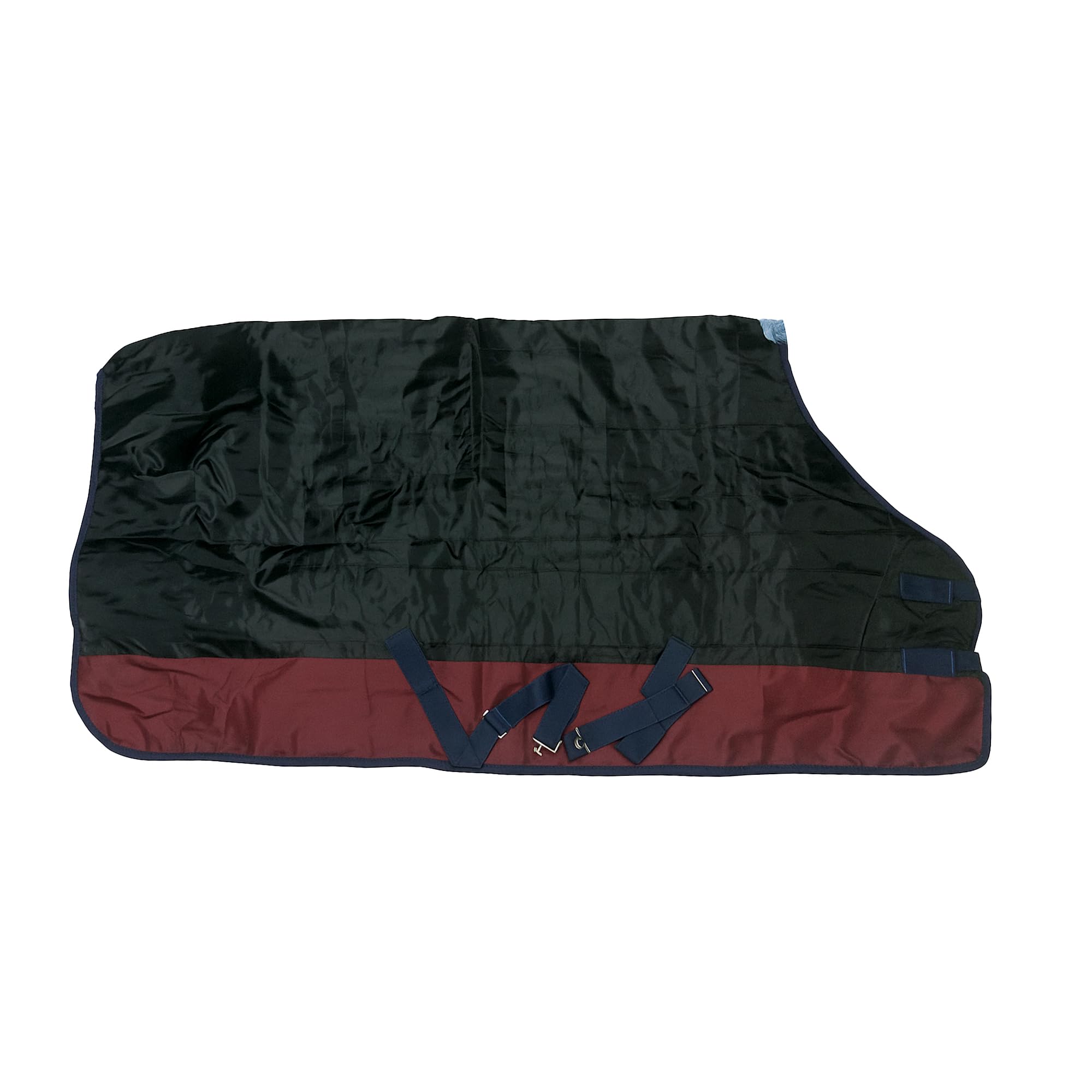 Horse Winter Blanket | Turnout Rug| Multicolor Waterproof & Tafloan Cloth| Rug| Coat| Large Blanket (150-200 gm of Fill) Fleece Fitted & Adjustable Turnout Winter Jhool 75" inches.-image-11