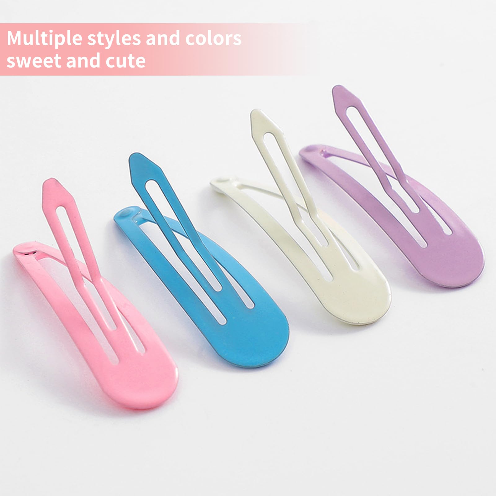 Hair Clips for Girls 30/80pcs Snap Hair Clips Kids Barrettes Girls Hairs Accessories for Baby Kids Non-Slip Metal Colorful Hairs Clip Barrettes Accessories for Toddler Babies (30PCs) - Image 3