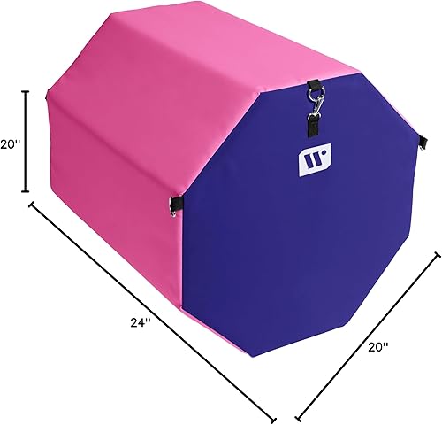 Miniatura 8 de We Sell Mats Gymnastics Octagon Skill Shape Tumbling Mat, Somersault Backbend Trainer for Gymnastics, Cheerleading and Martial Arts