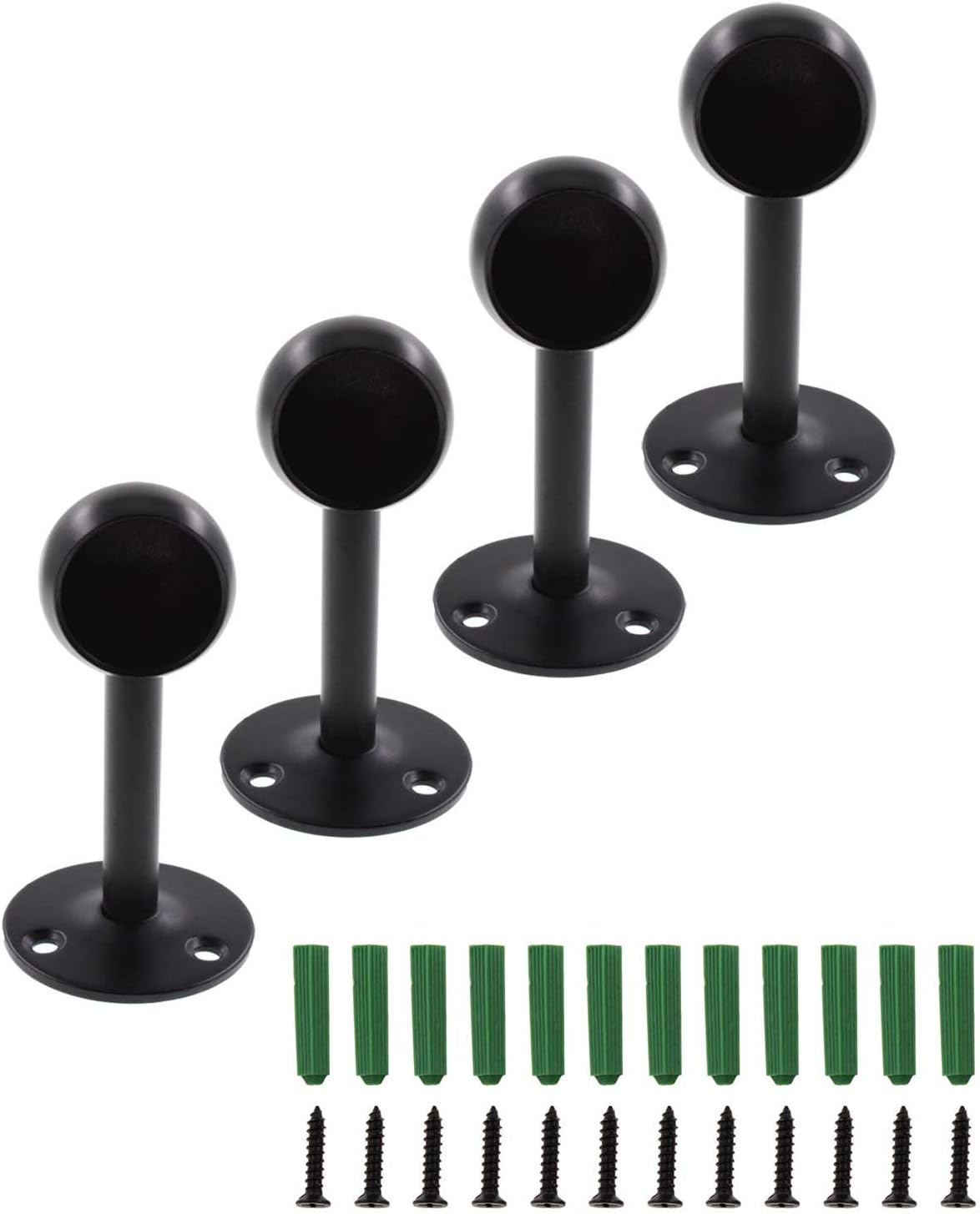 Stainless Steel Closed Rod Holder,ULIFESTAR Heavy Duty