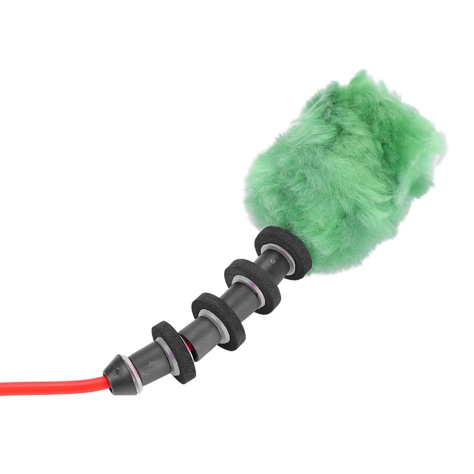 Qcwwy Limpiador de Cuerdas de Paintball, Escurridor de Barril de Lana, Cuerdas Limpias Chirriantes para Equipo de Tiro con de 17,3 Mm de Diámetro Interior