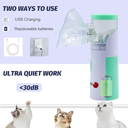 Miniatura 6 de TML Incubadora para cachorros recién nacidos, caja de oxígeno para atomización de mascotas para perros y gatos, Nncubator para mascotas con kit de