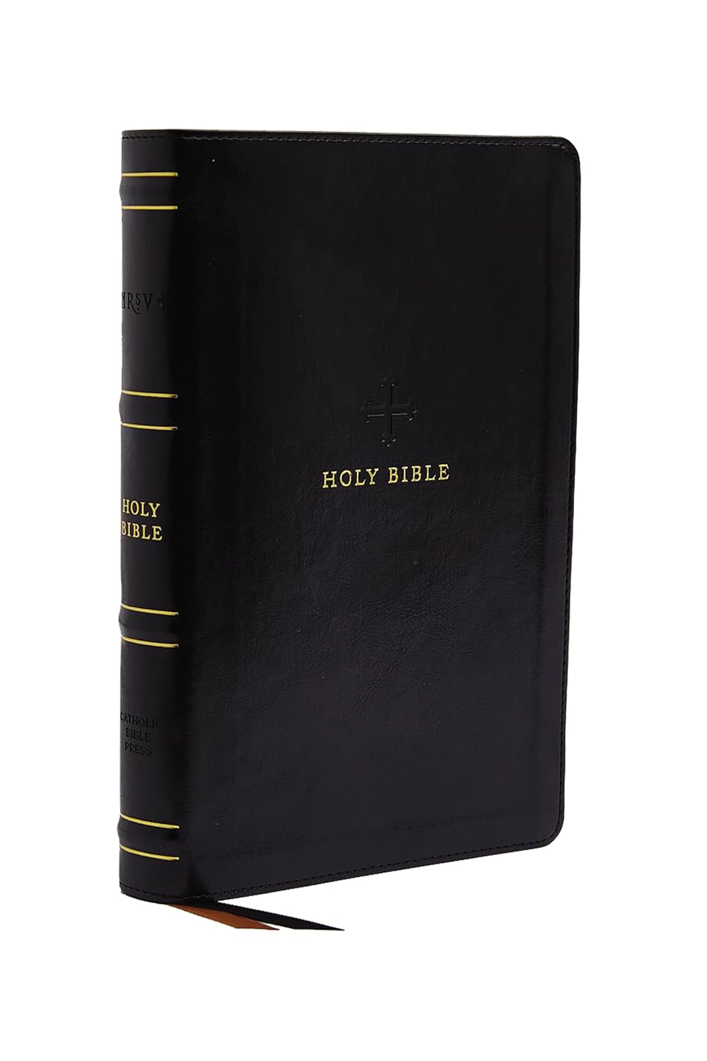 NRSV, Catholic Bible, Standard Personal Size, Leathersoft, Black, Comfort Print Holy Bible