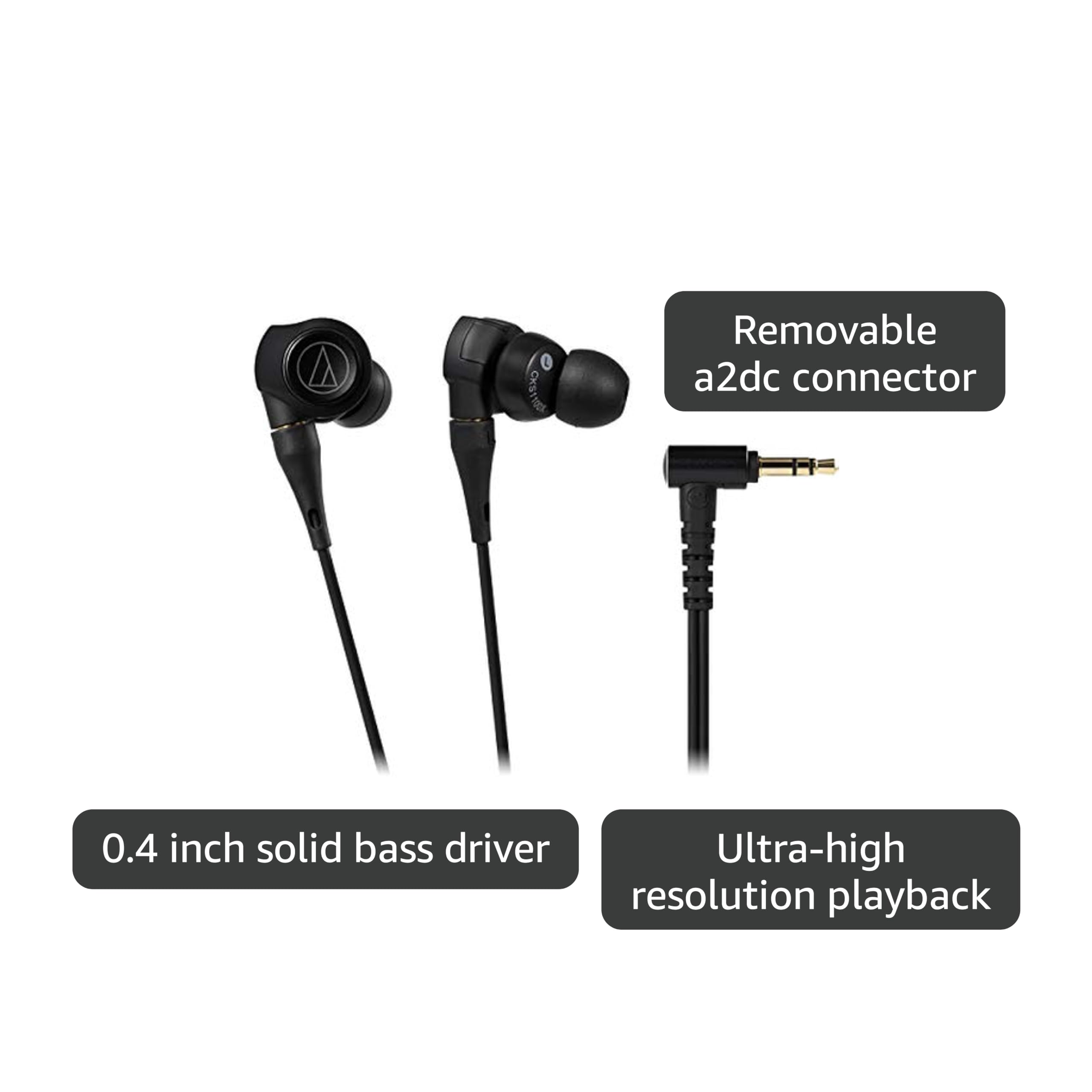 Amazon.com: Audio-Technica ATH-CKS1100X Earphones, Wired, in-Ear
