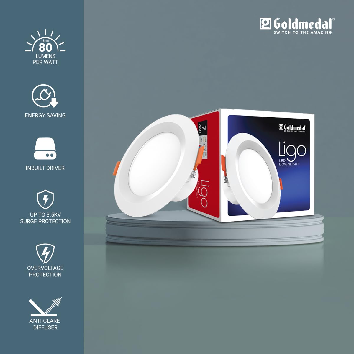 Goldmedal Ligo LED Downlights - Color Changing & Energy Efficient -3
