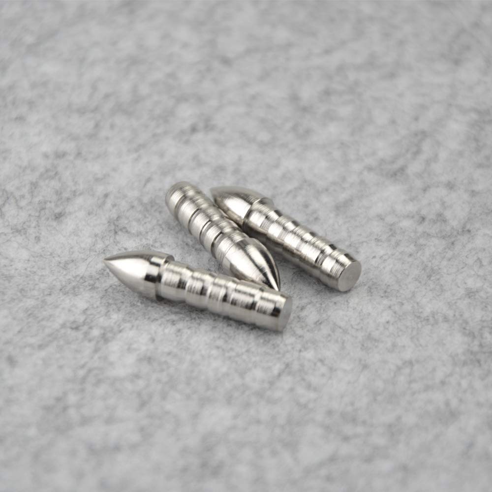 50 P Punte di Freccia per Tiro con L'Arco Inserire Il Punto Della Freccia Nel Campo Dei Punti Elenco Punte di Freccia in Acciaio Inossidabile per la Pratica ID 6,2 mm Albero Della Freccia In Carbonio