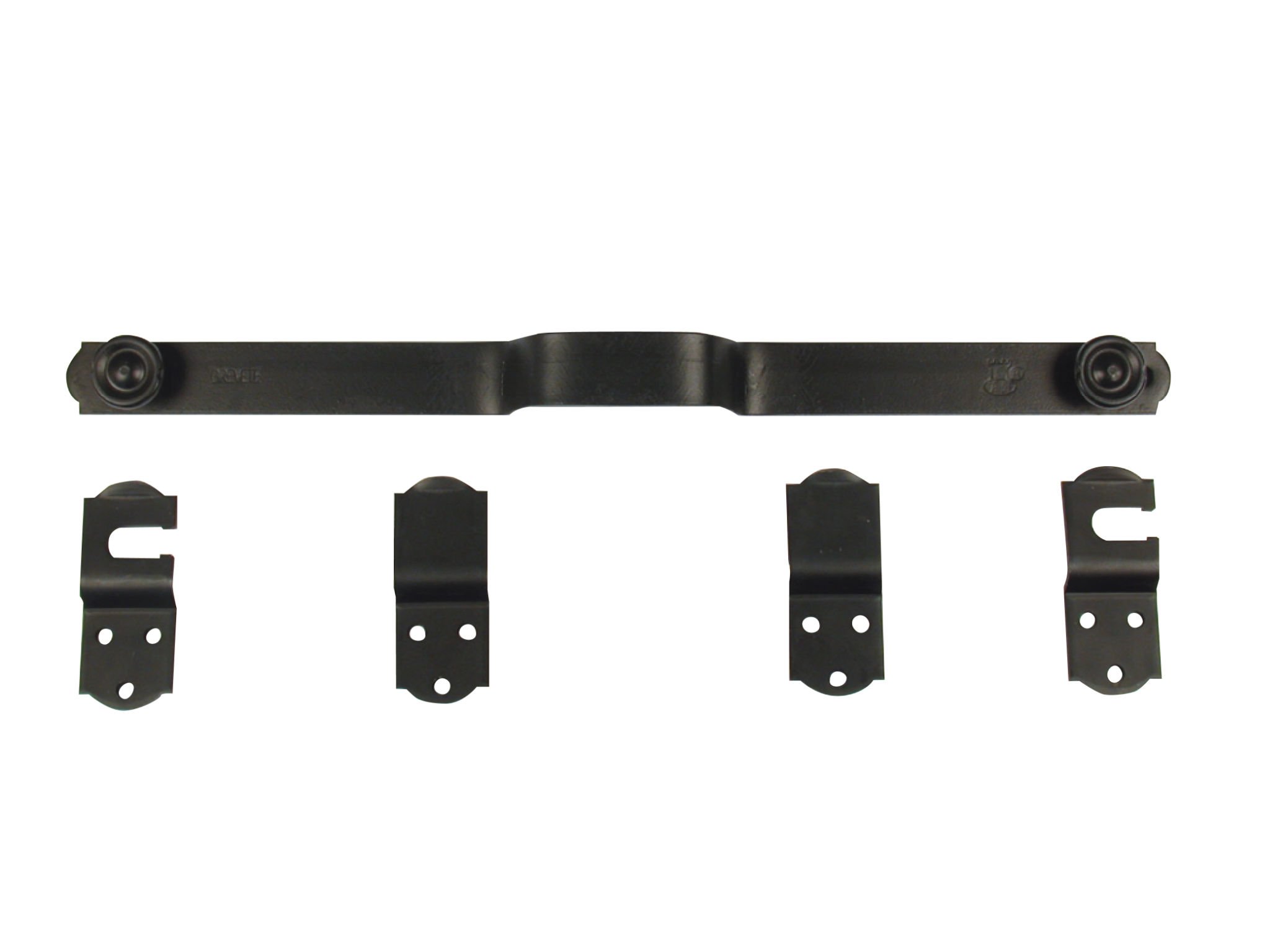 Barre sécurité à Bouton 45cm Noir
