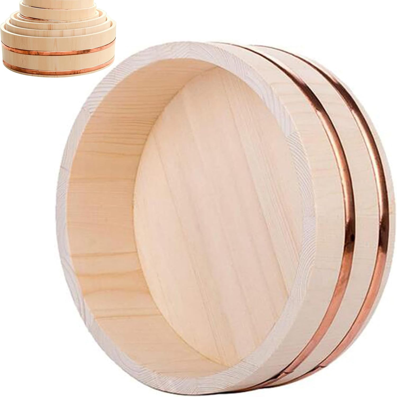 Bol à riz à sushi en bois pour vos soirées japonaises en famille et repas faits maison