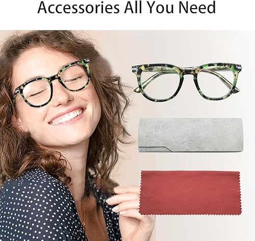 Miniatura 9 de TR90 - Lentes de lectura con bloqueo de luz azul, elegantes lentes de lectura para hombres y mujeres