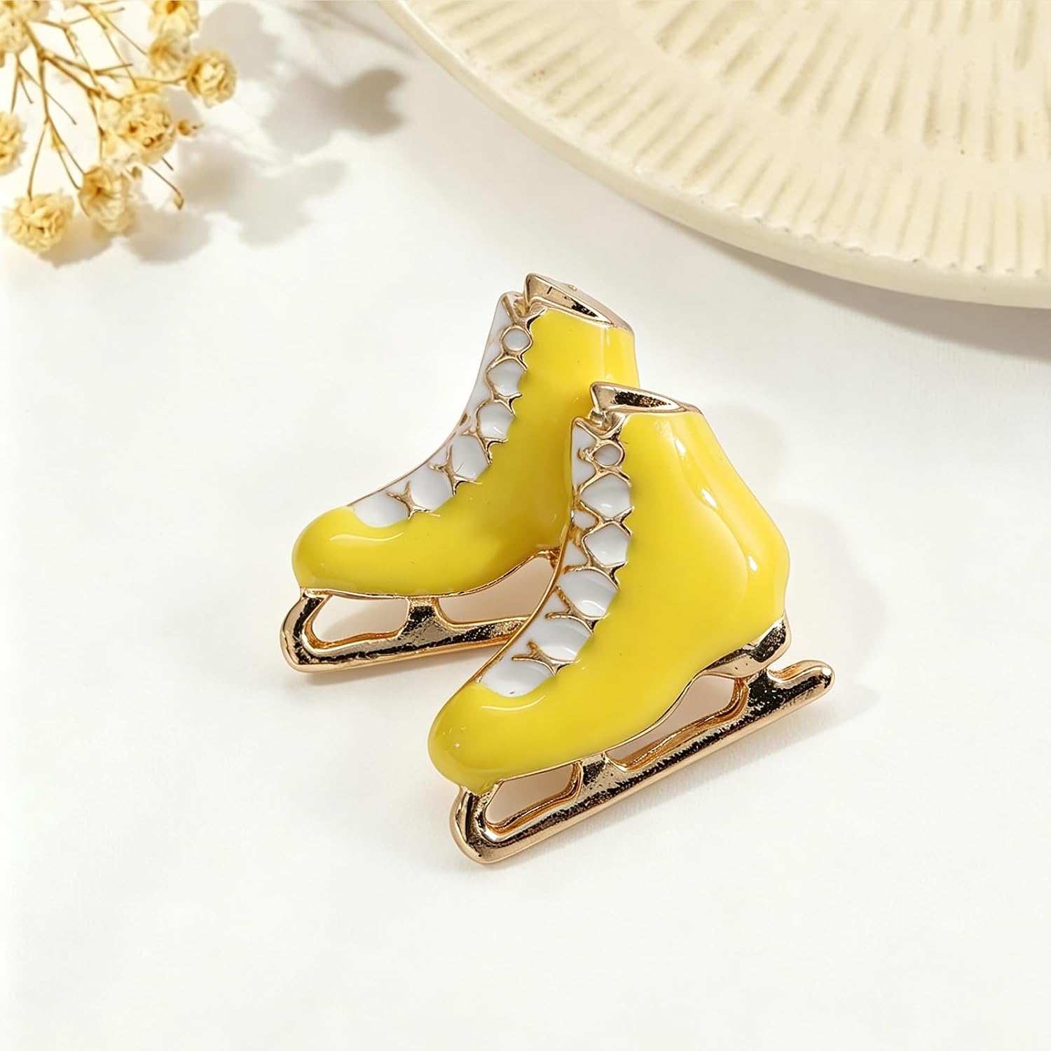 Ice Skate Brooches Pin for Men Women Gift For Skate Lover Nostalgia Fans, Sassy Brooches Jewelry Accessories For Bag Jacket Hat image 5