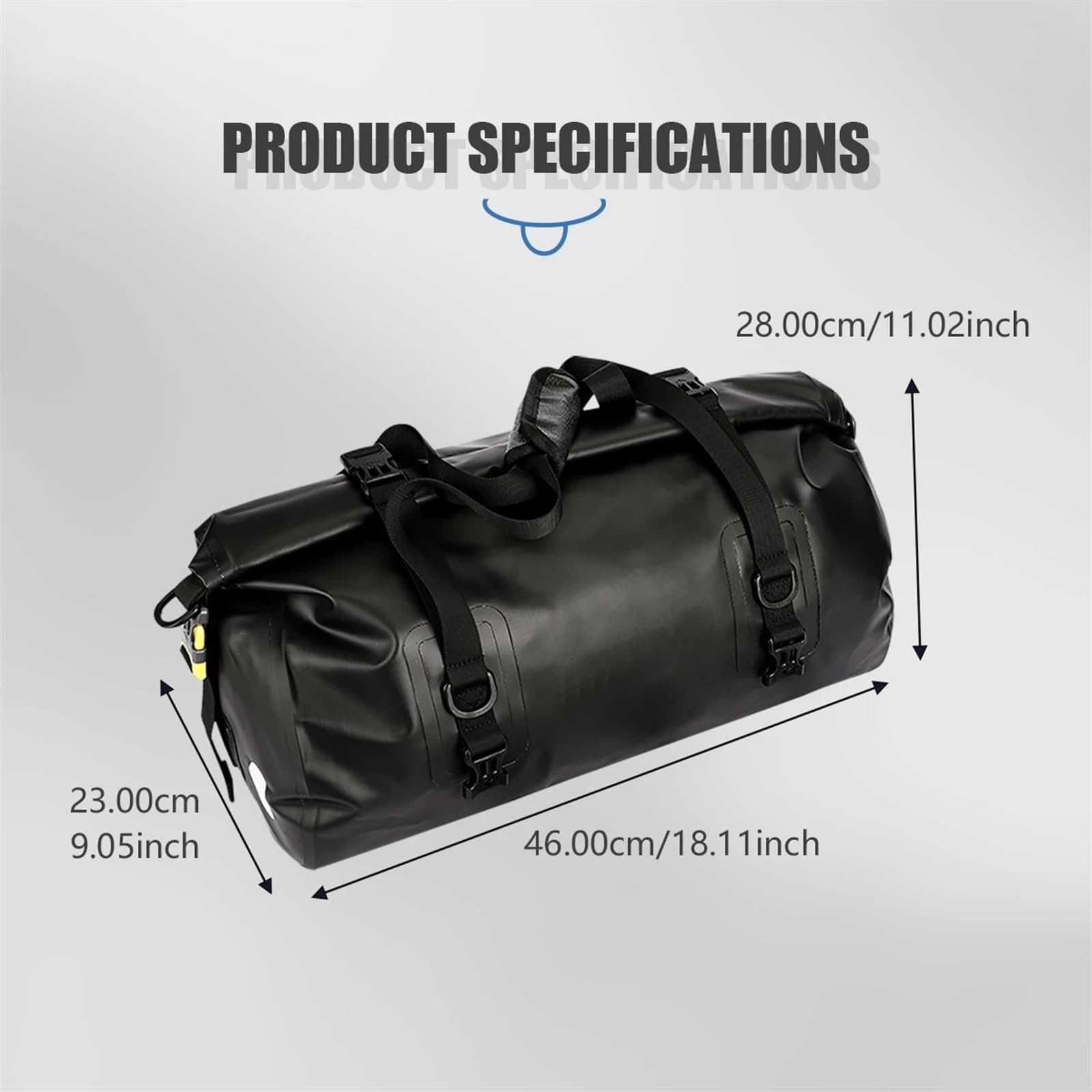 Bolsa De Cola Equipaje De Motocicleta Bolsa Multifuncional para Motocicleta, Impermeable, 20 L, para Asiento Trasero De Bicicleta, para Ciclismo, Baúl, Equipaje, Mochila para Exteriores