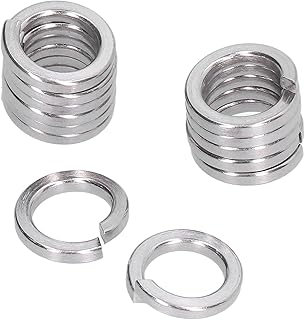 01 02 015 Lock Washers, Spring Washer 150Pcs Fastener Hardware A2 Stainless Steel for Factories for Screws Bolts for Home(M8)