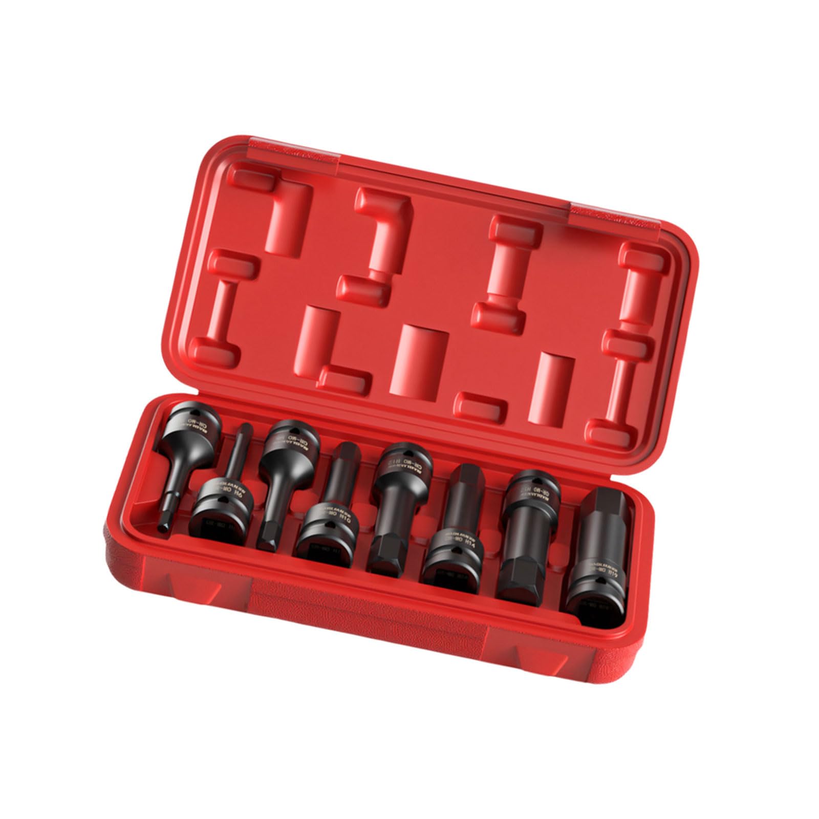Aqvjd 8 Pieces Socket Set, 1 / 2Inch Wrench Set, Ratchets Wrenches Hexagonal Drive For Automotive Repair & Home Use Socket Wrench For Car